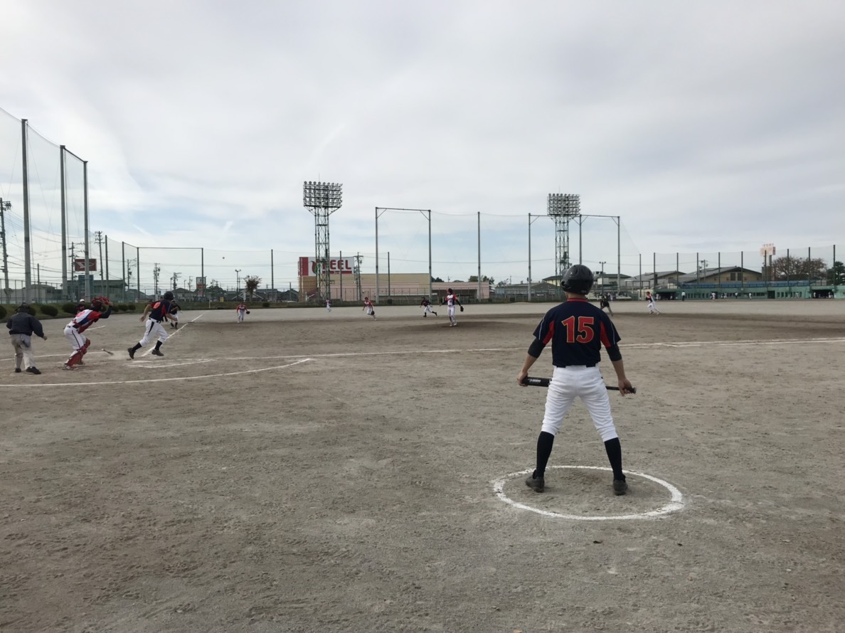 野球部年内最終戦