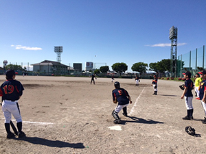 野球部練習＆BBQそして勝利！