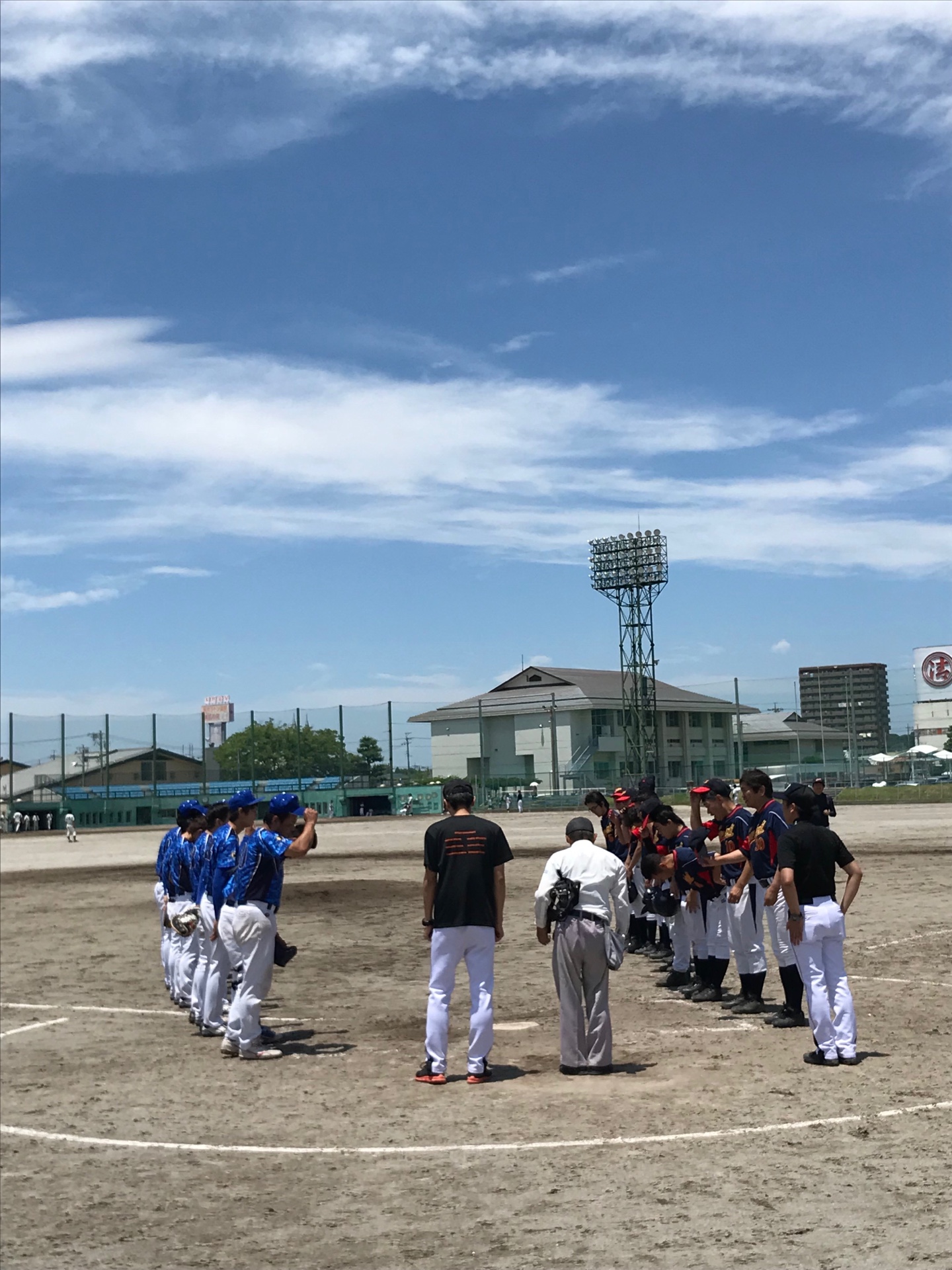 野球部市民大会準決勝